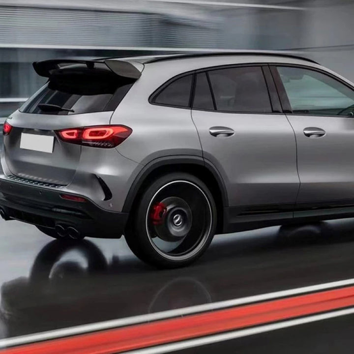 Car Craft Compatible With Mercedes Benz Gla Class W247 H247 2020-2026 Rear Trunk Wing Boot Roof Lip Spoiler Gla35 Amg Style Zst H247 Amg Cf Carbon Fiber Look - CAR CRAFT INDIA
