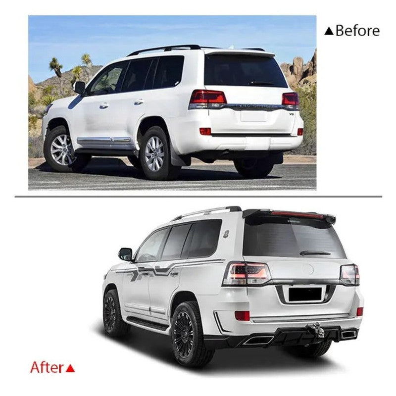 Car Craft Compatible With Toyota Land Cruiser Lc200 2008-2015 Upgrade Facelift Convert To Lc200 Elford A Style Bodytkit Front Rear Bumper Hood Fender Trunk Headlight Taillight Side Trim Grill Lip Skirt Splitter F116-a