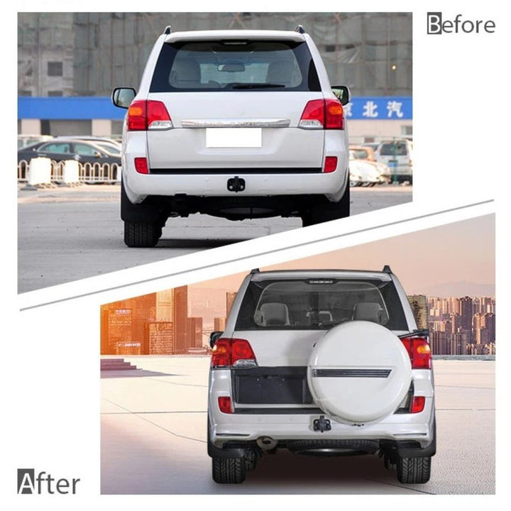 Car Craft Compatible With Toyota Land Cruiser Lc200 2008-2015 Upgrade Facelift Convert Bodykit Front Rear Bumper Lip Side Trim Grill Skirt Splitter Trim With Led Light F006