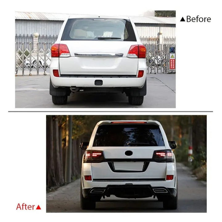 Car Craft Compatible With Toyota Land Cruiser Lc200 2008-2015 Upgrade Facelift Convert To Lc200 Navigator Style Bodytkit Front Rear Bumper Hood Fender Trunk Headlight Taillight Side Trim Grill Lip Skirt Splitter F139-b