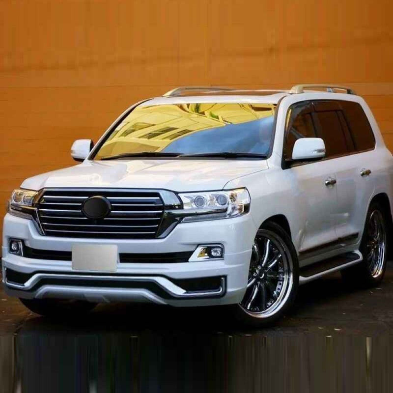 Car Craft Compatible With Toyota Land Cruiser Lc200 Lc 200 2016-2021 Front Bumper Lip Skirt Splitter Trim