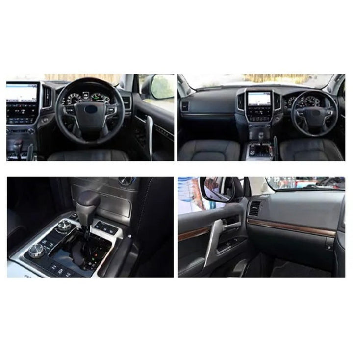 Car Craft Compatible With Toyota Land Cruiser Lc200 2008-2015 Upgrade Facelift Convert To Lc200 2016 Interior Bodykit Kit Steering Dashboard Steering Console Center Armrest Box Rhd Beige F136