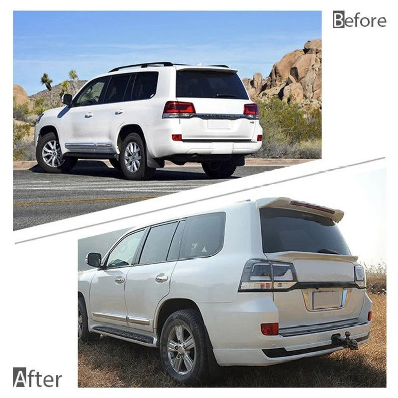 Car Craft Compatible With Toyota Land Cruiser Lc200 2016-2020 Upgrade Facelift Convert To 2021 Style Bodykit Front Rear Bumper Lip Side Trim Grill Skirt Splitter Trim F125