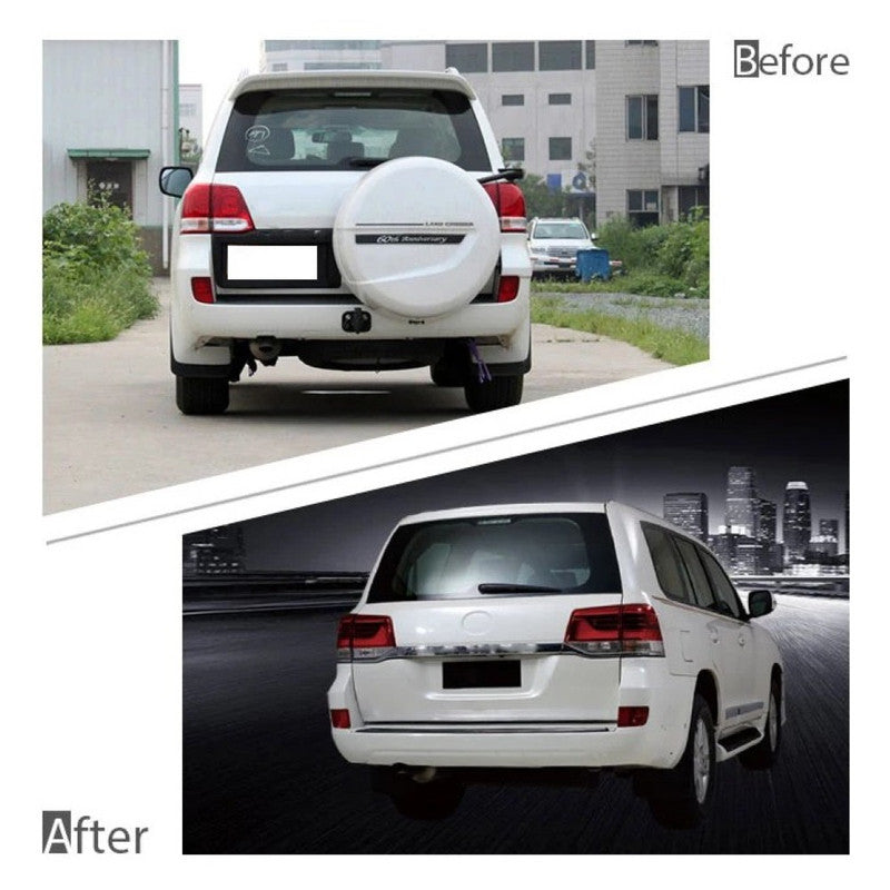 Car Craft Compatible With Toyota Land Cruiser Lc200 2008-2015 Upgrade Facelift Convert To Lc200 2016-2020 Bodytkit Front Rear Bumper Hood Fender Trunk Headlight Taillight Side Trim Grill Skirt Splitter F040