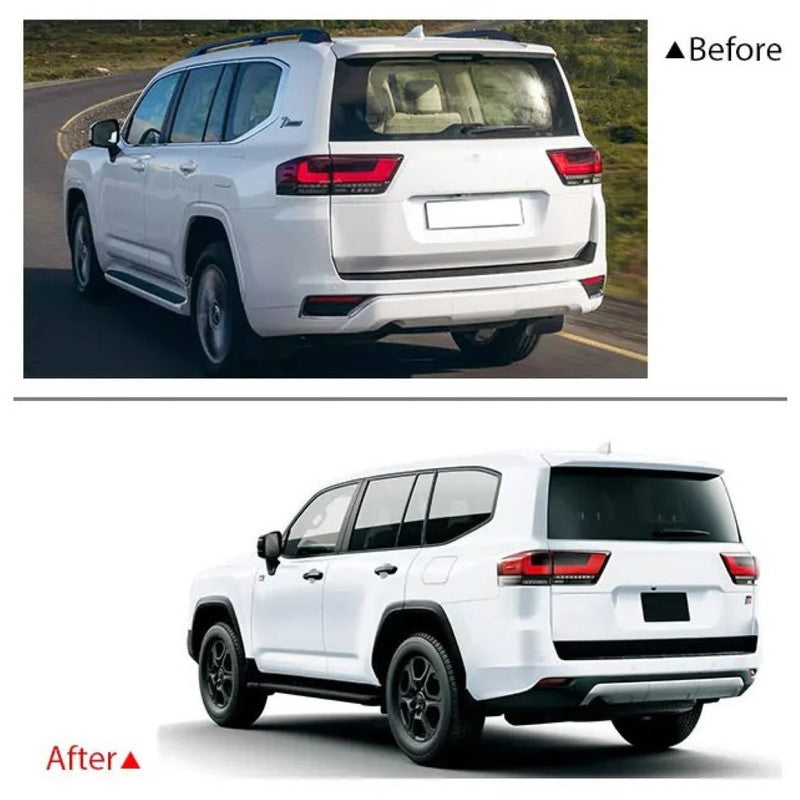 Car Craft Compatible With Toyota Land Cruiser Lc300 Lc 300 2021+ Upgrade Facelift Convert To Lc300 Gr Grsport Sport Style Bodytkit Front Rear Bumper Grill Skirt Splitter Wheel Arch F158
