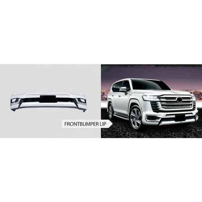 Car Craft Compatible With Toyota Land Cruiser Lc300 Lc 300 2022-2025 Front Bumper Lip Skirt Splitter Trim