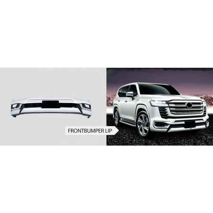 Car Craft Compatible With Toyota Land Cruiser Lc300 Lc 300 2022-2025 Front Bumper Lip Skirt Splitter Trim