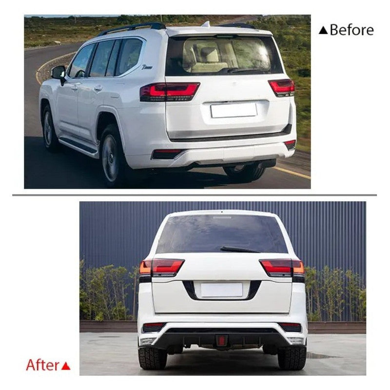 Car Craft Compatible With Toyota Land Cruiser Lc300 Lc 300 2021+ Upgrade Facelift Convert To Lc300 Wald Style Bodytkit Front Rear Bumper Grill Skirt Splitter Wheel Lip Arch F176