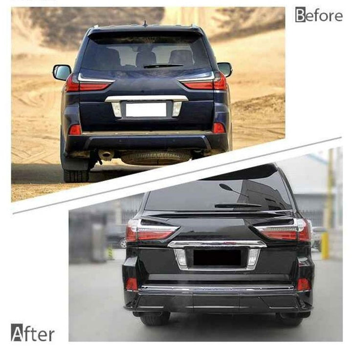 Car Craft Compatible With Toyota Lexus Lx570 2016-2021 Upgrade Facelift Convert To Lx570 Trd Sport Style Bodytkit Front Rear Lip Skirt Splitter Grill Mirror Cover F069