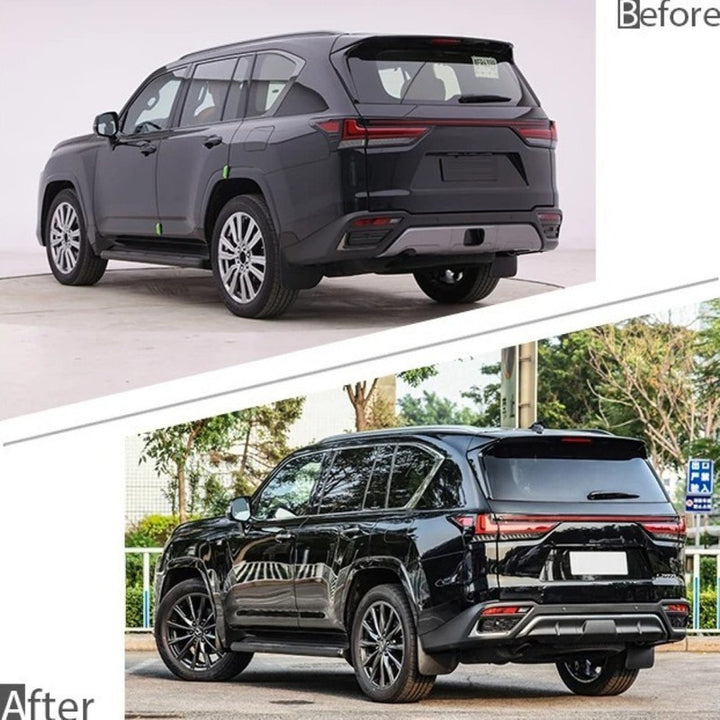 Car Craft Compatible With Toyota Lexus Lx600 2022+ Low Version Upgrade Facelift Convert To Lx600 High Version Style Bodytkit Front Rear Grill Skirt Splitter F166