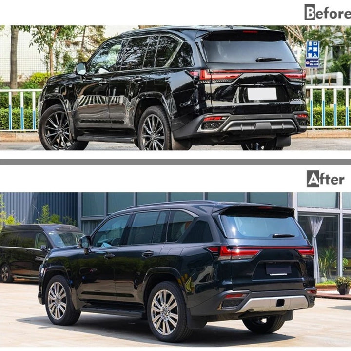 Car Craft Compatible With Toyota Lexus Lx600 2022+ Low Version Upgrade Facelift Convert To Lx600 Executive Style Bodytkit Front Rear Lip Grill Skirt Splitter F192