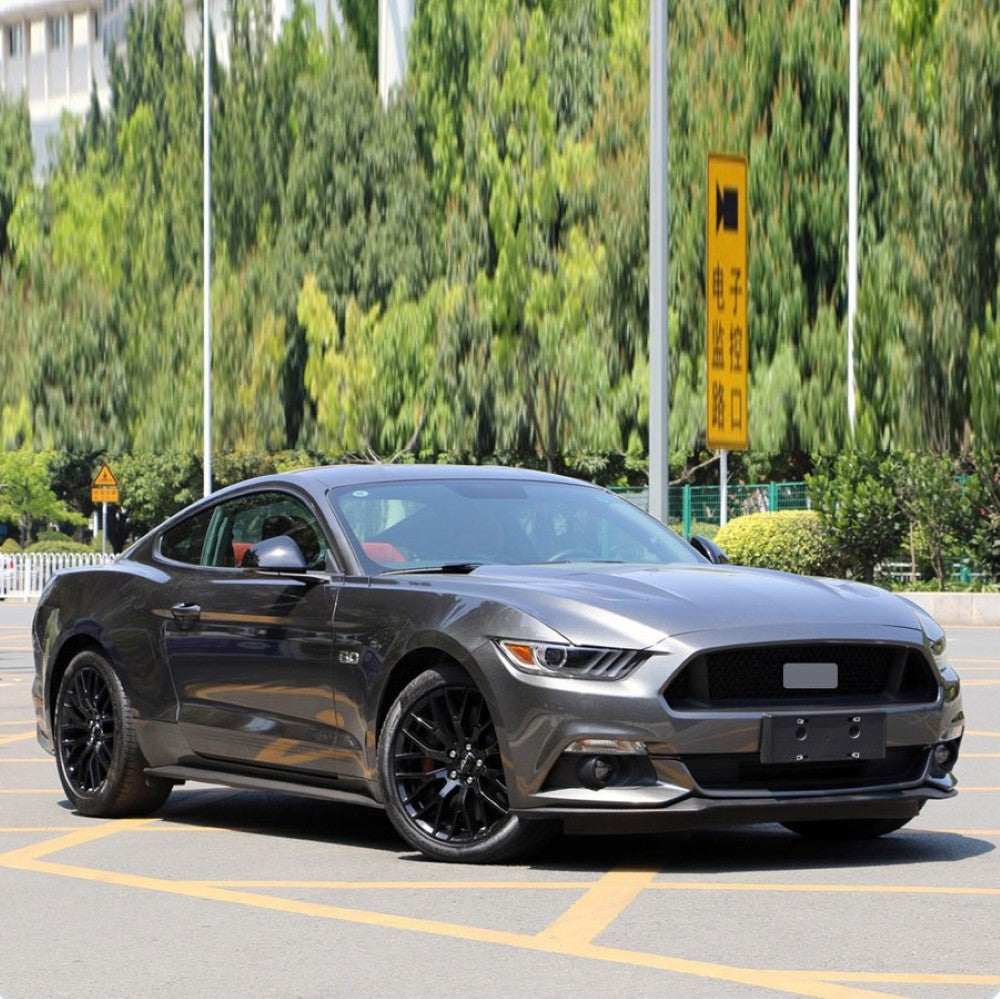 Car Craft Compatible With Ford Mustang 2015-2017 Upgrade Facelift Convert To Gt500 Bodykit Side Skirt Running Board Gc Must-025