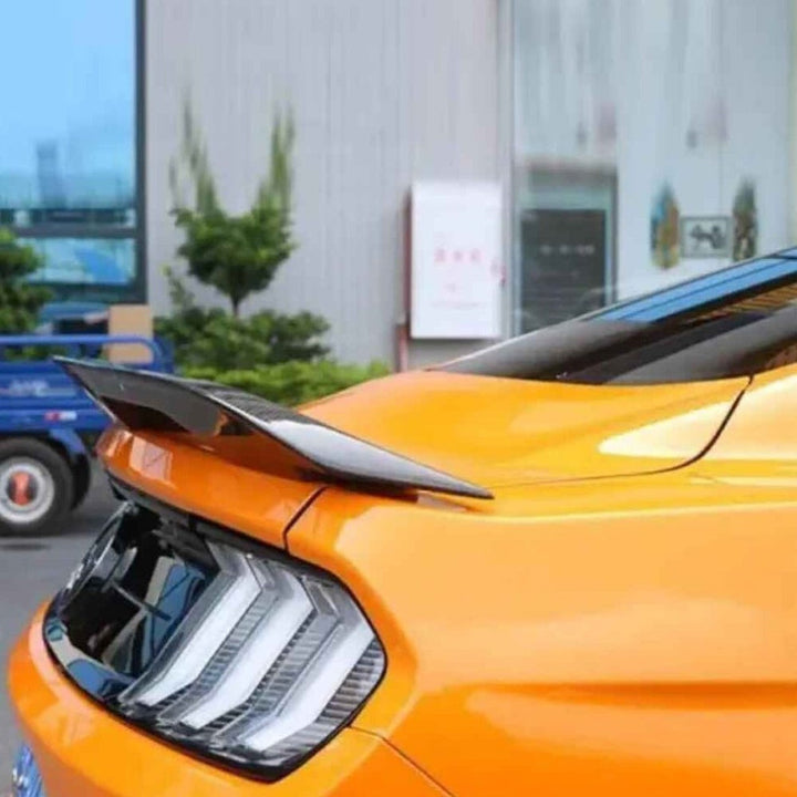 Car Craft Compatible With Ford Mustang 2015-2021 Trunk Wing Lip Boot Rear Spoiler Gt 500 Ar-mustang-005 Zst-1227 Carbon Look Zst-1227 Cf Carbon Fiber Look - CAR CRAFT INDIA