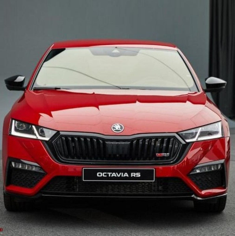 Car Craft Compatible With Skoda Octavia 2020-2024 Mk4 Vrs Sport Facelift Convert Bodykit Bumper Splitter Skirt Drl