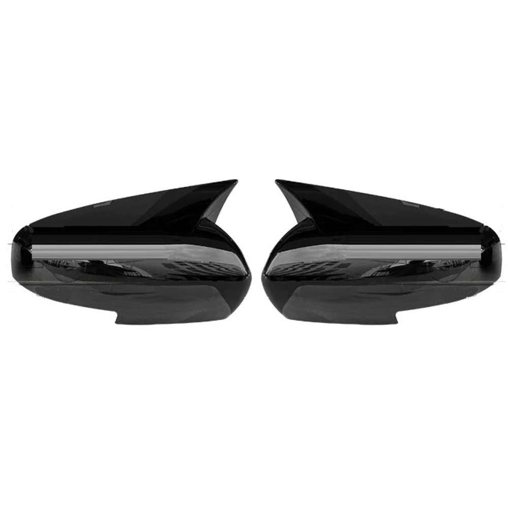 Car Craft Compatible With Maruti Suzuki Swift 2018+ Side Rear View Case Wing Cap Shell Housing Mirror Covers 3m Tape Pasting Style Ar-szk-011 Glossy Black CC-8066 - CAR CRAFT INDIA