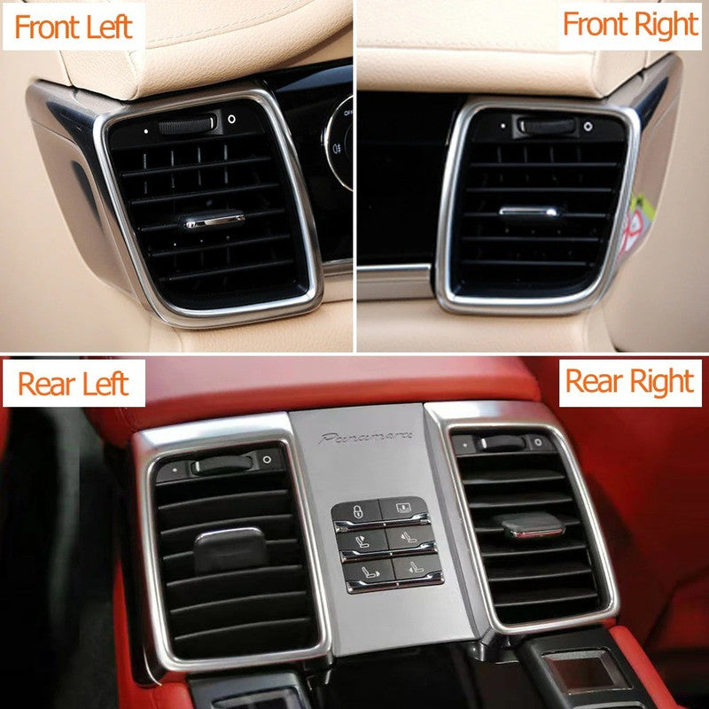 Car Craft Compatible With Porsche Panamera 970 2010-2016 Car Interior Air Conditioning Ac Vent Grille Outlet Cover Panel Trim 97055317201 Rear Right - CAR CRAFT INDIA