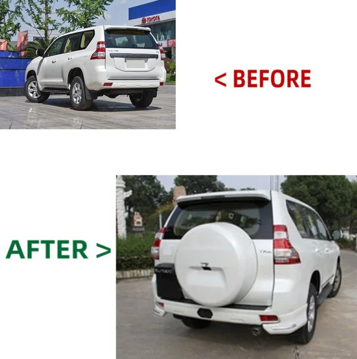 Car Craft Compatible With Toyota Land Cruiser Prado Fj150 2018 Upgrade Facelift Convert To Lip Set Bodykit Front Rear Bumper Lip Side Trim Grill Skirt Splitter Trim F024