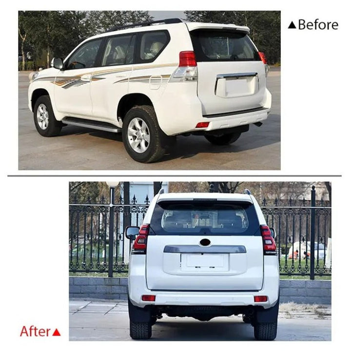 Car Craft Compatible With Toyota Land Cruiser Prado Fj150 2010-2017 Upgrade Facelift Convert To 2018 Elford Style Bodytkit Front Rear Bumper Hood Fender Trunk Headlight Taillight Side Trim Grill Lip Skirt Splitter F075