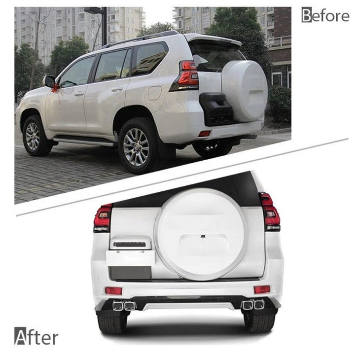 Car Craft Compatible With Toyota Land Cruiser Prado Fj150 2018 Upgrade Facelift Convert To Modellista Bodykit Front Rear Bumper Lip Side Trim Grill Skirt Splitter Trim Exhasut Pipe Tip F072