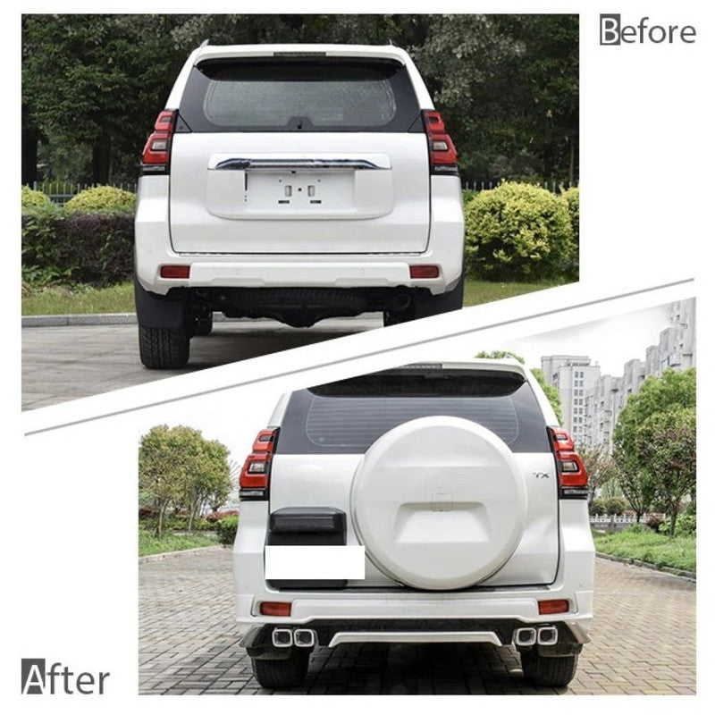 Car Craft Compatible With Toyota Land Cruiser Prado Fj150 2018 Upgrade Facelift Convert To 2019 Modellista Bodykit Front Rear Bumper Lip Side Trim Grill Skirt Splitter Trim Exhasut Pipe Tip F103