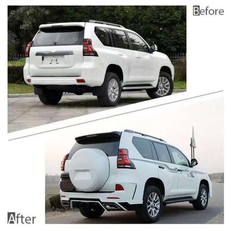 Car Craft Compatible With Toyota Land Cruiser Prado Fj150 2018+ Upgrade Facelift Convert To Navigator Style Bodytkit Front Rear Bumper Side Trim Grill Lip Skirt Splitter F157
