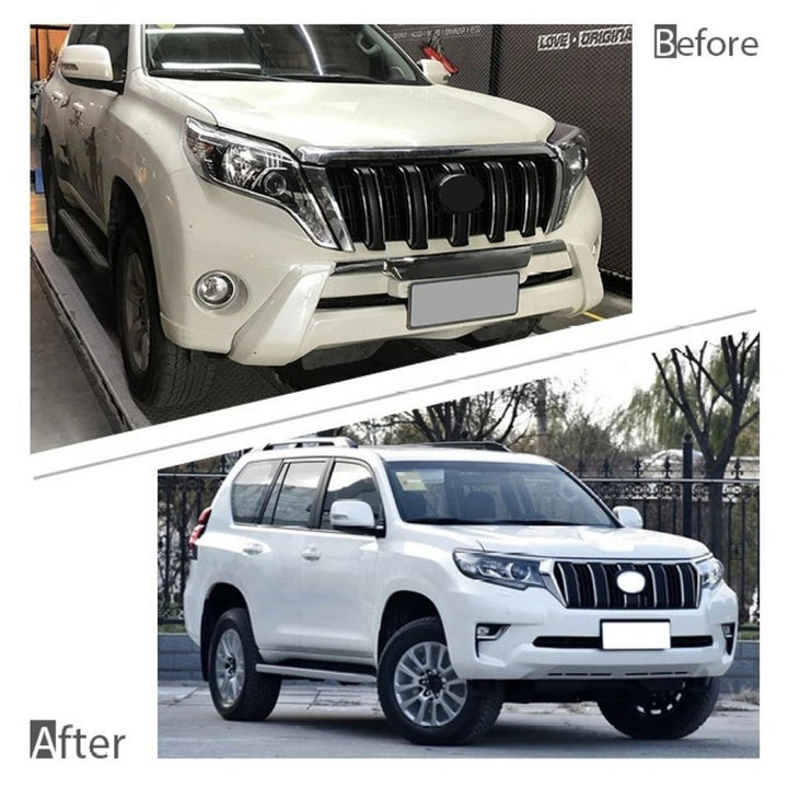 Car Craft Compatible With Toyota Land Cruiser Prado Fj150 2010-2017 Upgrade Facelift Convert To 2018 Oem Style Bodytkit Front Rear Bumper Hood Fender Trunk Headlight Taillight Side Trim Grill Lip Skirt Splitter F078
