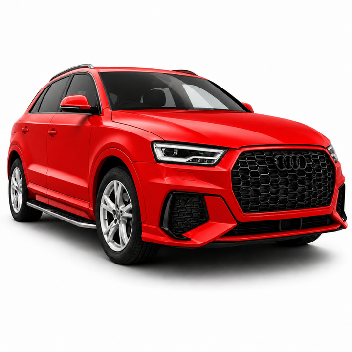Car Craft Compatible With Audi Q3 2013-2019 Upgrade Facelift Convert To Rs Rsq3 Bodykit Bumper Grill