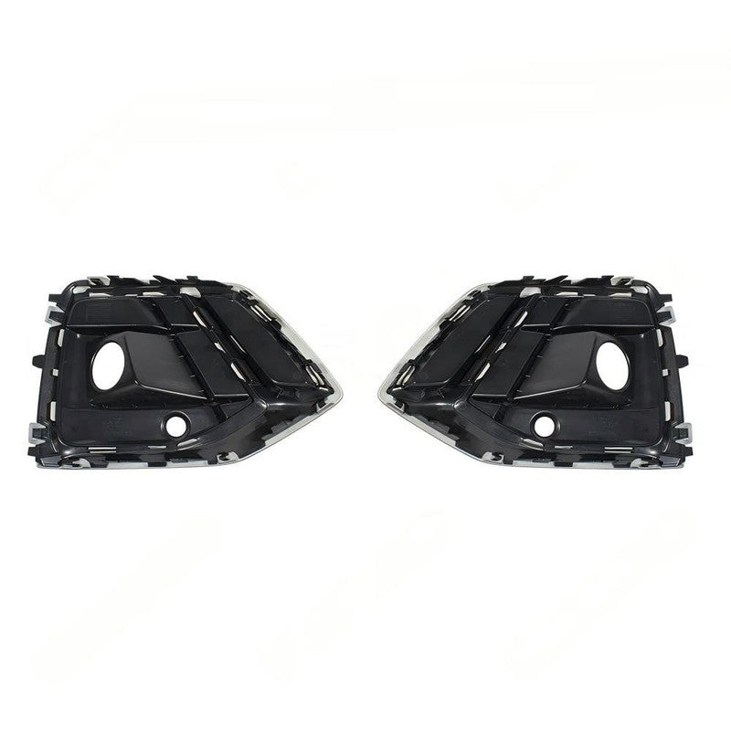 Car Craft Compatible With Audi Q5 2021-2025 Upgraded Rsq5 Sq5 Front Bumper Fog Lamp Light Grill With Cover Q5-012 Gc