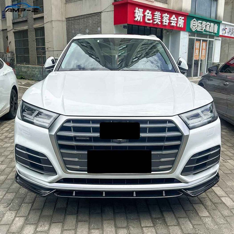 Car Craft Compatible With Audi Q5 Sq5 Fy Facelift Sline 2020-2024 Sline Bumper Front Lip Splitter Skirt Trim Zst-1267 Cf Carbon Fiber Look