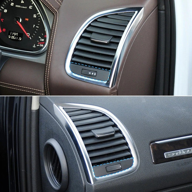 Car Craft Compatible With Audi Q7 2006-2015 Car Front Dashboard Air Conditioning Heater Ac Vent Outlet Cover Trim 4l0820902 Right - CAR CRAFT INDIA