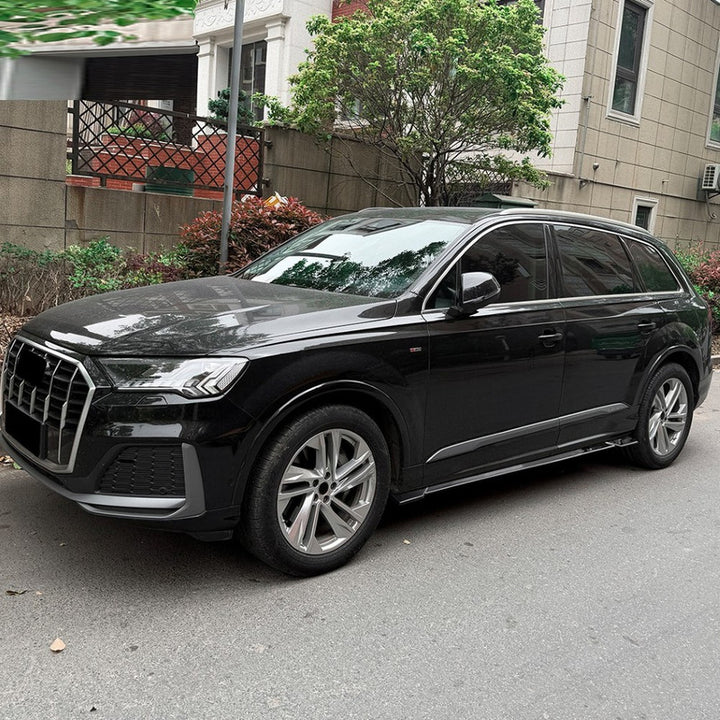 Car Craft Compatible With Audi Q7 Sq7 Mk2.5 2020+ Side Skirt Splitter Trim Running Board Zst-1559 Gb Glossy Black