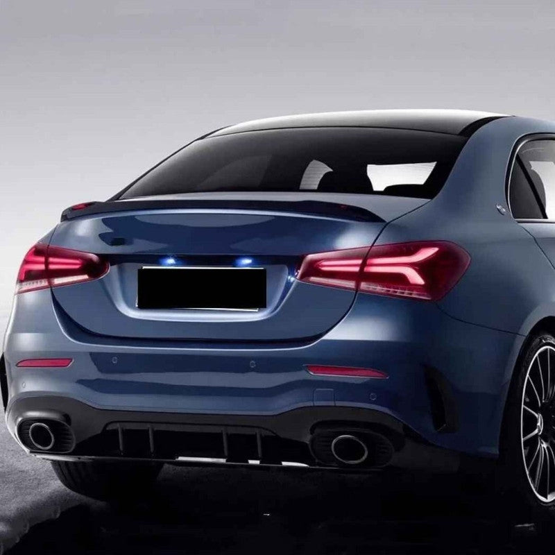 Car Craft Compatible With Mercedes Benz A Class W177 2018-2024 Rear Bumper Upgrade Convert To Amg Amg45s Bumper Bodykit For Sedan Car W177-004 Sedan