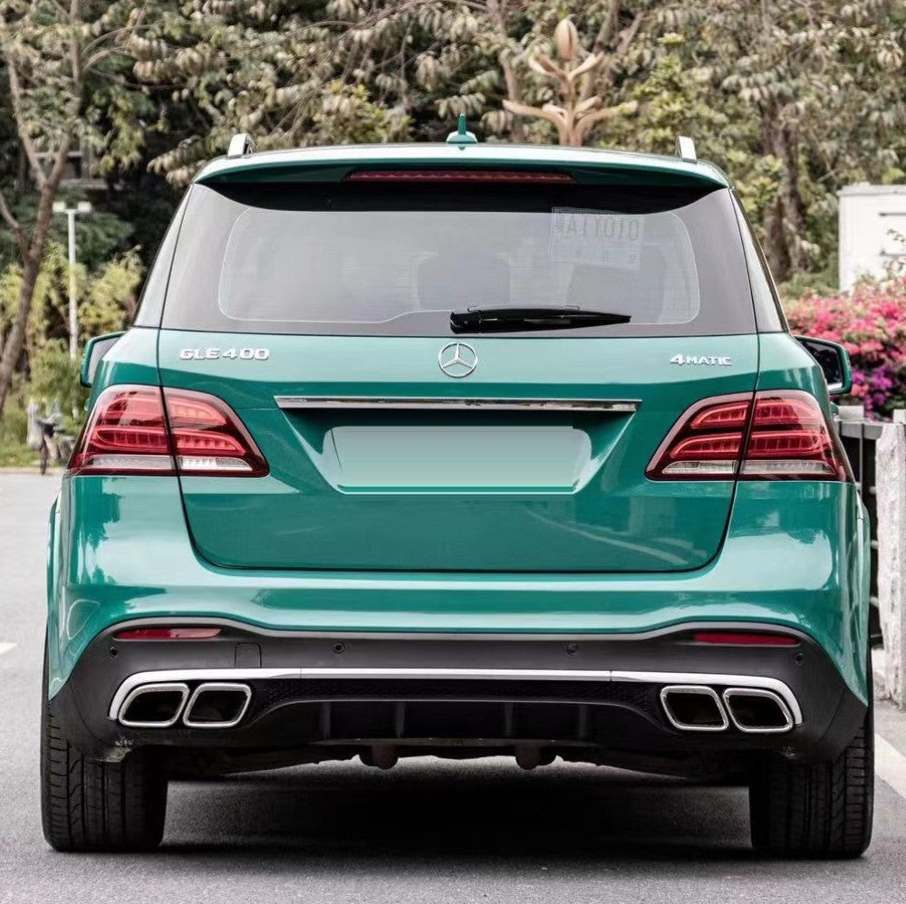 Car Craft Compatible With Mercedes Benz Gle W166 2016-2019 Rear Bumper Upgrade Convert To Amg Gle63 Amg Bumper Bodykit W166-003 Gc