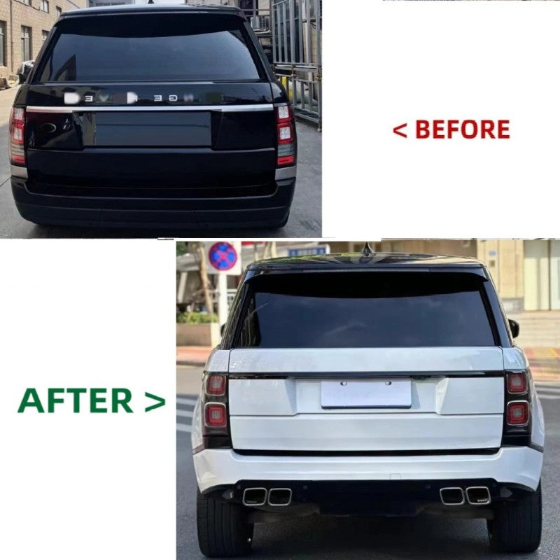 Car Craft Compatible With Range Land Rover Vogue L405 2013-2017 Upgrade Facelift Convert To 2018-2022 Svo Bodykit Bumper Headlight Taillight Side Skirts Grill CC-5840 - CAR CRAFT INDIA