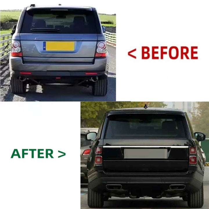 Car Craft Compatible With Range Land Rover Vogue L322 2002-2012 Facelift Upgrade To 2022 Executive Body Kit Bodykit Bumper Headlight Taillight Fender CC-5815 - CAR CRAFT INDIA