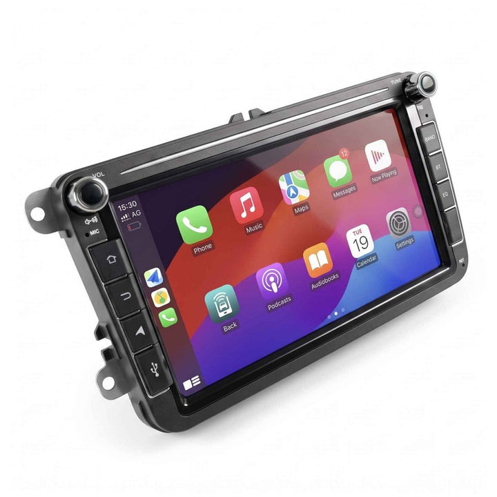 Car Craft Compatible With Vw Volkswagen Golf Polo Skoda Rapid Octavia Tiguan Passat B7 Jetta Radio Android Multimedia Infotainment Player With Wireless Carplay And Android Auto 4+64gb 8 Inch