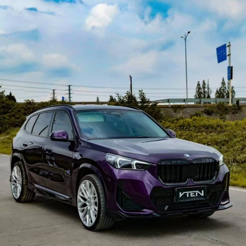 Car Craft Comptible With Bmw X1 U11 2023+ M Sport Front Bumper Upgraded Bodykit Body Kit Skirts Splitter Front Rear Lip Diffuser Side Skirts Spoiler Trims Cannards Vten Style CC-9088