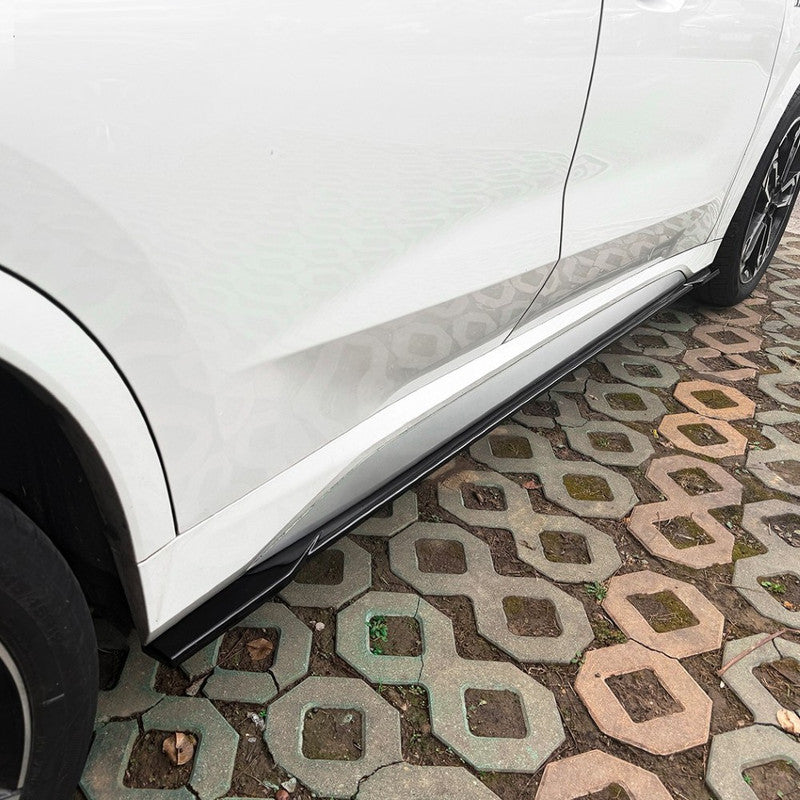 Car Craft Compatible With Bmw X1 U11 2023-2026 Side Skirt Splitter Trim Running Board Zst-1530 Gb Glossy Black