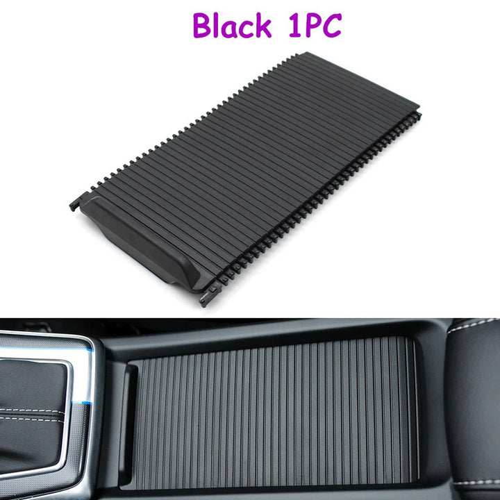 Car Craft Compatible With Volvo V40 2013-2019 Car Interior Central Cup Drink Water Holder Slide Roller Blind Cover Black 31307646-1 CC-9685 - CAR CRAFT INDIA