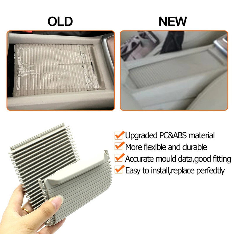 Car Craft Compatible With Volvo V40 2013-2019 Car Interior Central Cup Drink Holder Slide Roller Blind Cover 31307646-2 Biege - CAR CRAFT INDIA