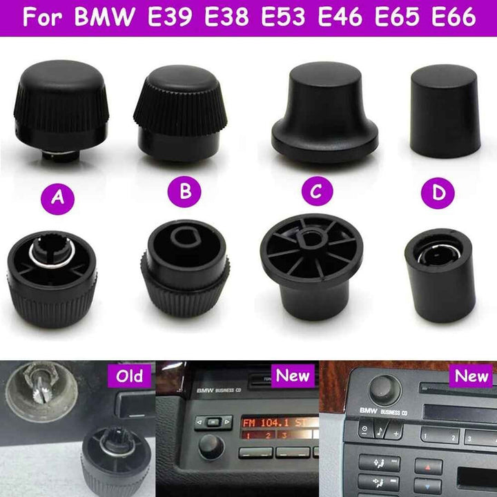 Car Craft Compatible With Bmw 3 Series E46 1998–2006 Car Dashboard Cd Player Radio Audio Volume Rotary Switch Button Knob Model C 65126924906 - CAR CRAFT INDIA