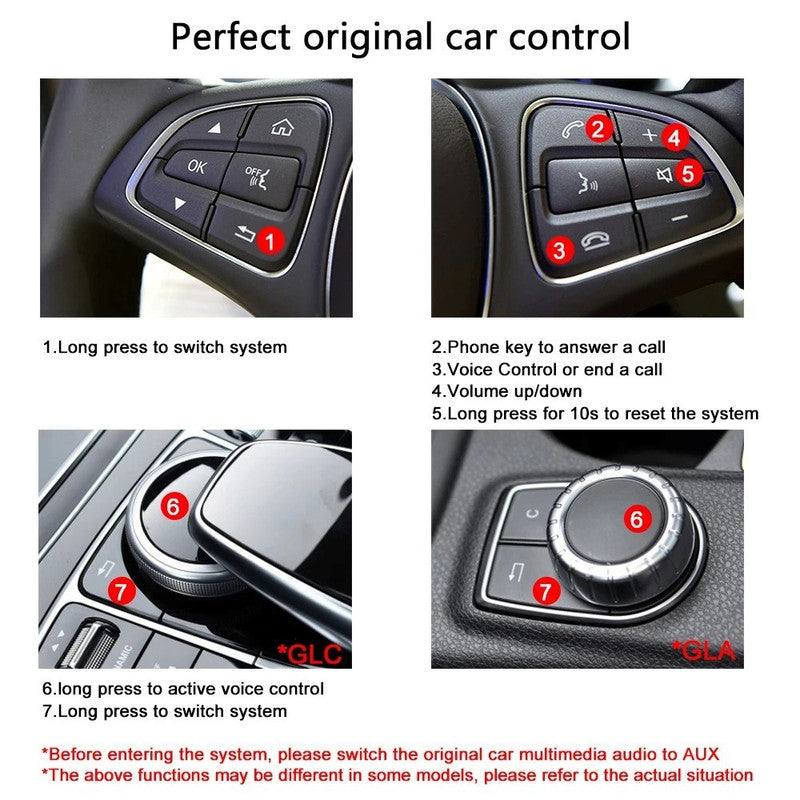 Car Craft Compatible With Volvo S60 2015-2019 V40 V60 Xc60 Upgrade To Wireless Apple Carplay Android Auto Adapter Carplay Box With Screeen Mirror Link Google Maps For Internet Regular Screen CC-9587