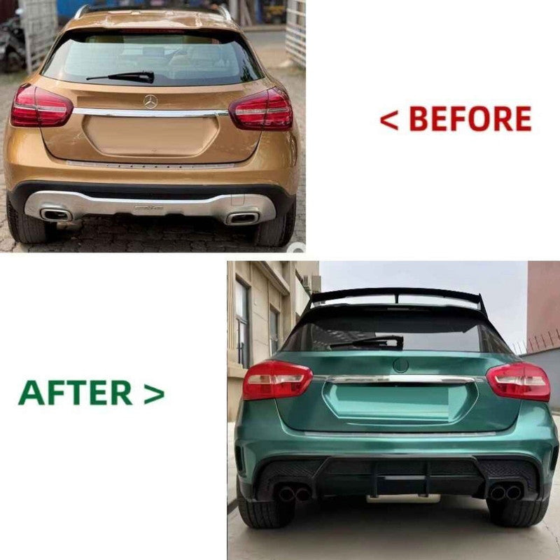 Car Craft Compatible With Mercedes Benz Gla Class W156 X156 2014-2019 Upgrade Facelift Convert To Amg Brabus Bbs Bodykit Front Rear Bumper Grill Skirt Trim Diffuser Exhaust Pipe Tip