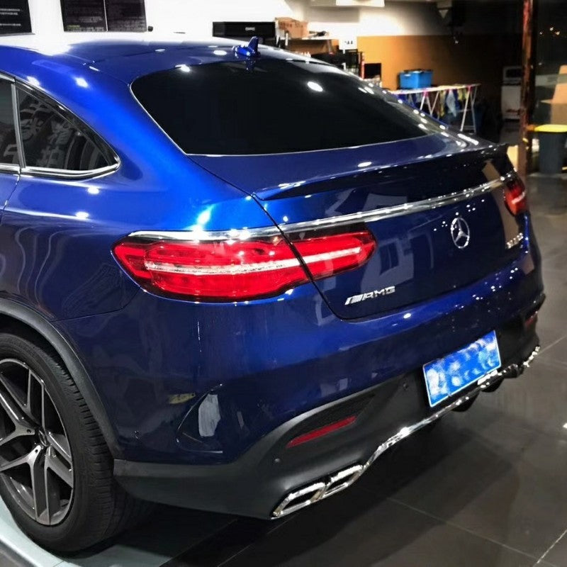 Car Craft Compatible With Mercedes Benz Gle Coupe W166 X166 X292 2015-2019 Amg 63 Coupe Rear Bumper Lip Diffuser Skirts Splitter - CAR CRAFT INDIA
