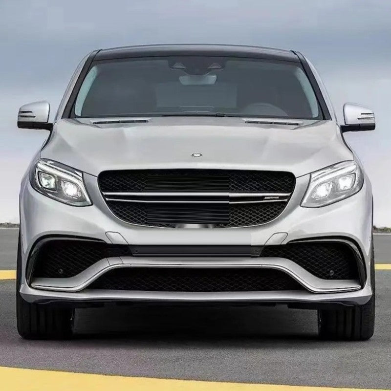 Car Craft Compatible With Mercedes Benz Gle Coupe W166 X166 X292 2015-2019 Upgrade Conversion Bodykit To Gle63 Coupe Amg Bumper Diffuser After Rear Lip Exhaust Tip Pipe Wheel Arch Front - CAR CRAFT INDIA