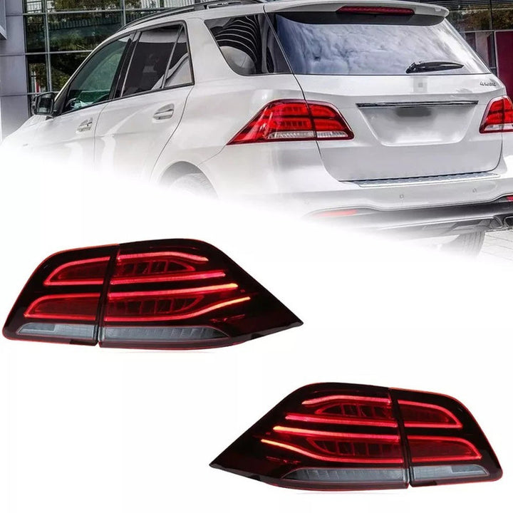 Car Craft Compatible With Mercedes Benz Ml W166 2012-2015 Car Rear Upgraded Tail Light Lamp Xenon Taillight Retrofit Upgrade Modified Led Drl Hid Gle Style W166-012 Gc