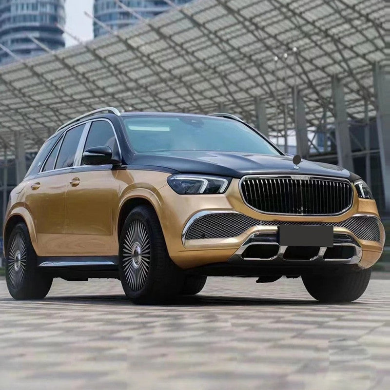 Car Craft Compatible With Mercedes Benz Gle W167 C167 Coupe 2019-2024 Upgrade Convert To Gle Maybach Front Bumper Bodykit Grill Trim Skirt Gc W167/c167-020