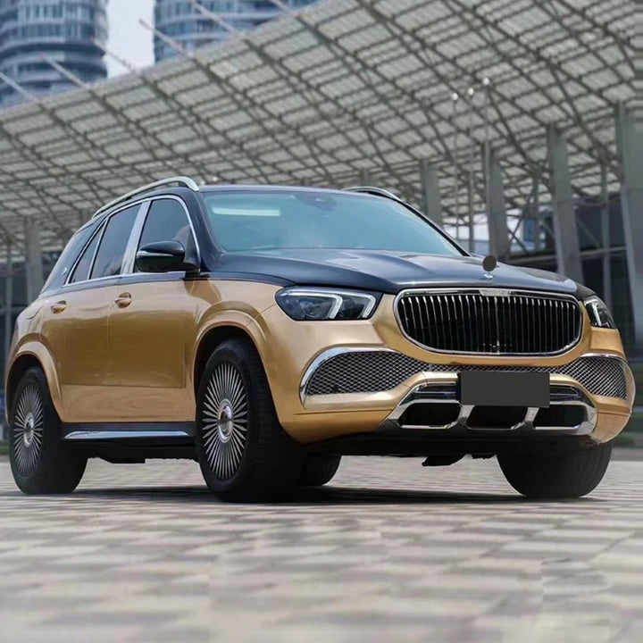 Car Craft Compatible With Mercedes Benz Gle W167 C167 Coupe 2019-2024 Upgrade Convert To Gle Maybach Front Bumper Bodykit Grill Trim Skirt Gc W167/c167-020