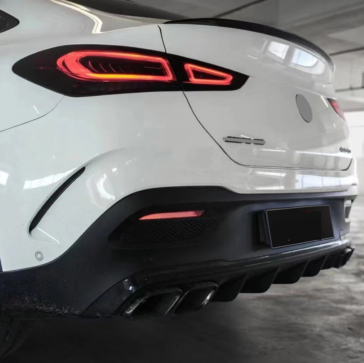 Car Craft Compatible With Mercedes Benz Gle Coupe C167 W167 2019-2024 Upgrade Convert To Gle63 Amg Bodykit Rear Bumper Gc C167-017