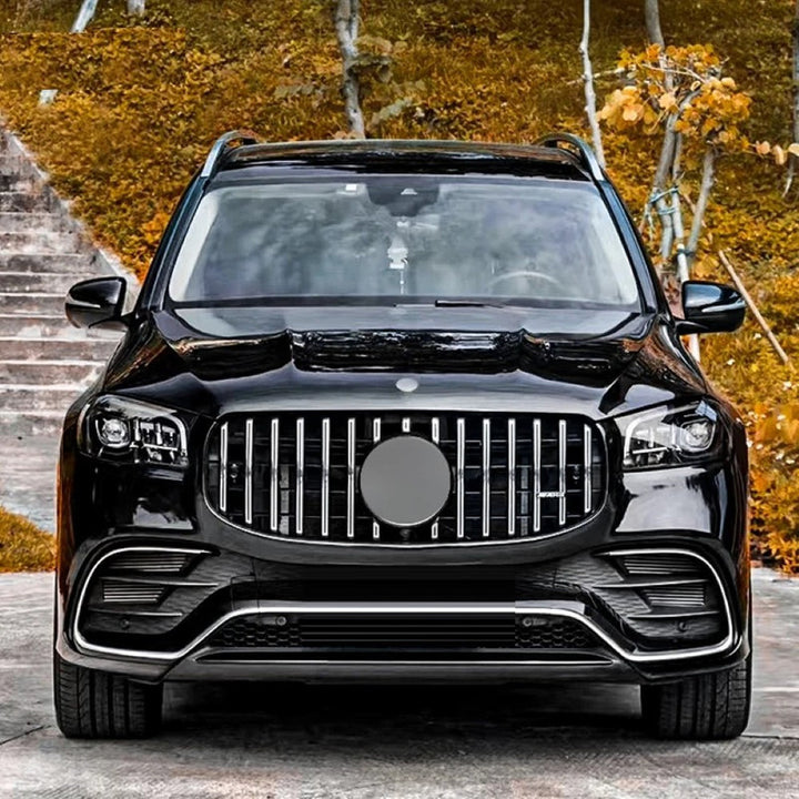 Car Craft Compatible With Mercedes Benz Gls W167 X167 2019-2025 Front Bumper Upgrade Convert To Gls Amg63 Amg Bumper Bodykit Gc X167-001 - CAR CRAFT INDIA